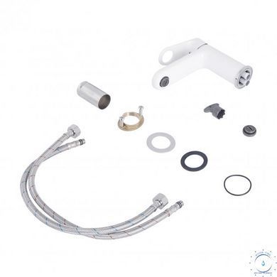 Смеситель для раковины Qtap Jay QTJAY270CRW45551 Chrome/White SD00051675 фото