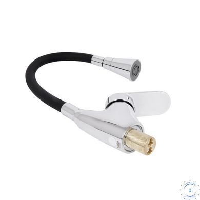 Змішувач для кухні Lidz Tani 007F3 з гнучким виливом (k40) LDTAN007F3BCR37649 Chrome/Black SD00043752 фото
