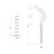 Крепеж Thermo Alliance Standart на алюминиевый радиатор 9х170 мм SD109170R SD00005813 фото 2