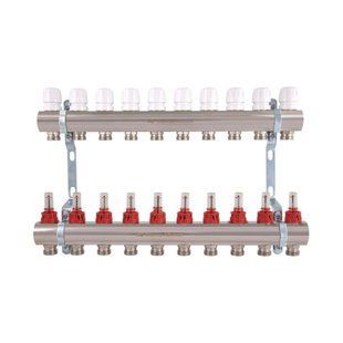 Колектор з витратомірами Thermo Alliance Standart 1" 10 виходів SD235W10 SD00021388 фото