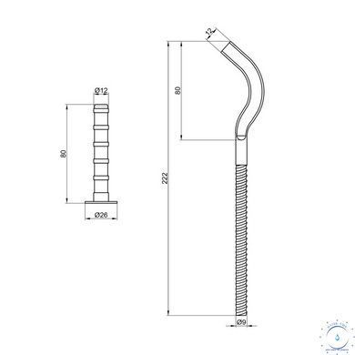 Крепеж Thermo Alliance Standart на чугунный радиатор 10х230 мм SD113230 SD00005821 фото