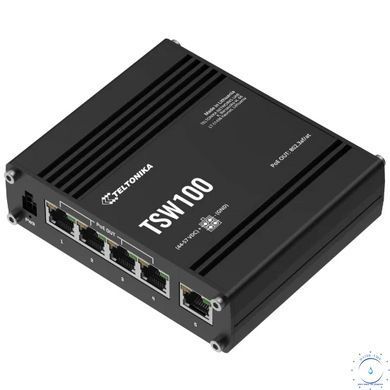 Teltonika TSW100 POE+ Коммутатор 5 портов неуправляемый 99-10026535 фото