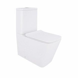 Унитаз напольный Qtap Crow Eco безободковый с сиденьем Soft-close QTCRO27W48750 SD00054874 фото