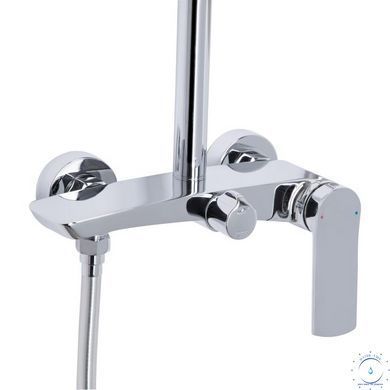 Душова система для душу Qtap Slavonice на два споживачі QTSLA110CRM45912 Chrome SD00052036 фото