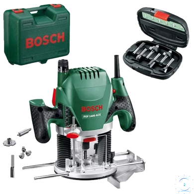 Bosch POF 1400 ACE Фрезер + набір фрез via30012 фото