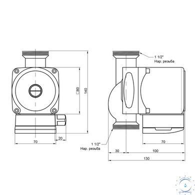 Насос Grundfos Icma 25/40 №P320 SD00006569 фото