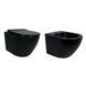 Комплект Qtap Robin Matt Black 2 в 1: унитаз подвесной Ultra Quiet QT13332381АSMB + биде подвесное QT1355046FMB SD00053752 фото 1