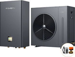 Інверторний тепловий насос для дому Aquajoy Plus 13T (12.60 кВт), циркуляційний насос + триходовий клапан 42935 фото
