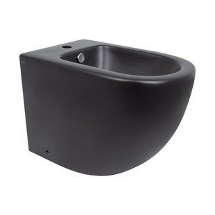 Биде напольное Qtap Robin 565x360x405 Matt black QT13442141CMB SD00043834 фото