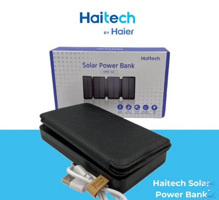 PowerBank (Портативное зарядное устройство) с солнечной панелью Haitech Solar Power Bank by Haier 10 000 mAh HT0001 фото