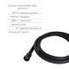 Комплект Qtap Slavonice Black Matt: Змішувач QTROB4060102B + Шланг QTHADPVCSQ160B + Лійка QTRUC125BLM45951 SD00054150 фото 6