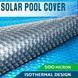 Солярное покрытие Aquajoy&nbsp;Platinum Bubbles 500 мкм, ширина 3.5 м (50 пог. м), серебристый/голубой 42284 фото 4