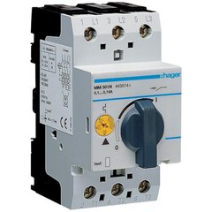 Автоматичний вимикач для захисту двигуна Hager MM501N I=0.1-0.16А ap8617 фото