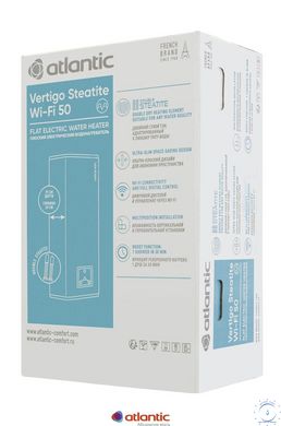 Бойлер Atlantic Vertigo Steatite Wi-Fi 50 MP 040 F220-2-CE-CC-W (2250W) white 40921 фото