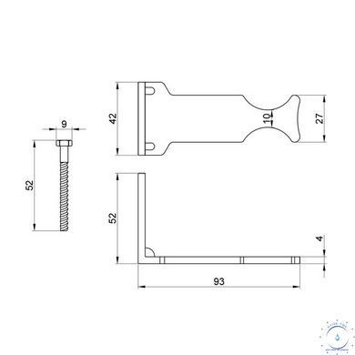 Крепление радиаторное Thermo Alliance Standart боковое SD114 SD00005839 фото