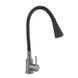 Змішувач для кухні Lidz Aria 015F31 (k35) з гнучким виливом LDARI015F31BGRP49566 Graphite/Black SD00055690 фото 1