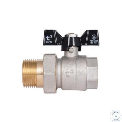 Кран шаровой "Американка" Thermo Alliance Base прямой 1" ВН SD221W25 SD00005471 фото