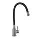 Змішувач для кухні Lidz Aria 015F3 (k35) з гнучким виливом LDARI015F3BGRP49564 Graphite/Black SD00055688 фото 4
