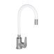 Смеситель для кухни Lidz Vida 015F3 с гибким изливом (k35) LDVID015F3WHI43357 White / Nickel SD00049480 фото 1