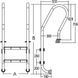 Лестница для бассейна Emaux Mixta NSF515-SR (5 cтупеней), AISI-316 40546 фото 2