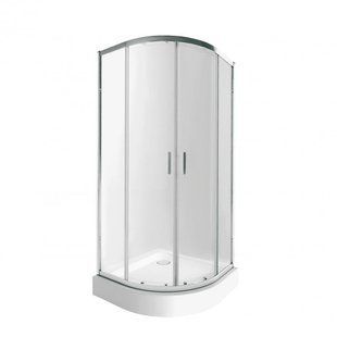 Набор Qtap душевая кабина Taurus CRM1011AC6 Clear 2020x1000x1000 мм + поддон Robin 301112 100x100x12 см с сифоном SD00048946 фото
