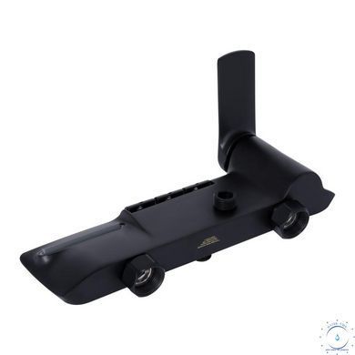 Душова система універсальна Qtap Slavonice на три споживачі (з виливом) QTSLA111BLM45906 Black Matt SD00052030 фото