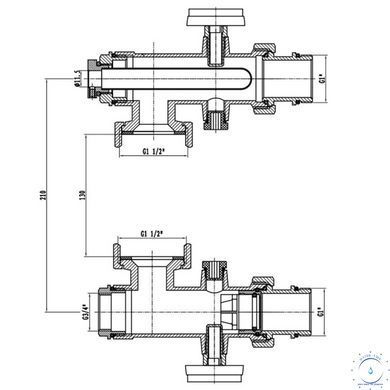Коннектор для коллектора Thermo Alliance Standart 1" SF005W25 SD00039976 фото