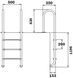 Лестница для бассейна Flexinox Muro Electropolished (4 ступени), AISI-316L 40990 фото 2