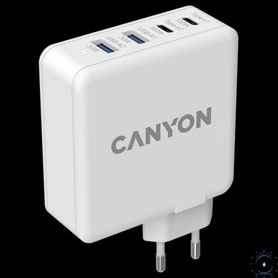 Canyon H-65 white (GAN 100W) Сетевое зарядное устройство 99-00012593 фото