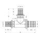 Тройник натяжной Icma №1039 d20х16х20 851039GWBOGW05 SD00053898 фото 2
