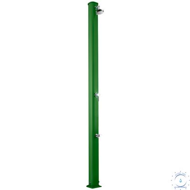 Душ солнечный Aquaviva Jolly S алюминиевый с мойкой для ног, зеленый A620/6016, 22 л ap18649 фото