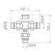 Змішувач термостатичний Thermo Alliance Forte 3/4" SF010W20 SD00039981 фото 2