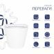Унитаз подвесной Qtap Swan безободковый с сиденьем Soft-close QT16335180W SD00053469 фото 3
