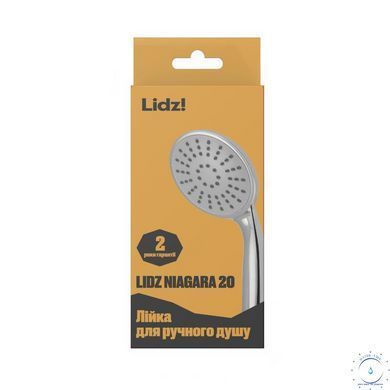 Лейка для ручного душа Lidz Niagara 20 80 мм округлая LDNIA20CRM35448 Chrome SD00041552 фото