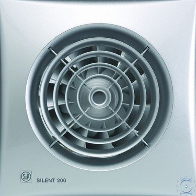 Вытяжной вентилятор Soler&Palau Silent-200 CZ Silver 5210318100 фото