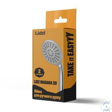 Лейка для ручного душа Lidz Niagara 20 80 мм округлая LDNIA20CRM35448 Chrome SD00041552 фото
