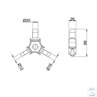 Універсальний калібратор фаскознімач Thermo Alliance для труб d16-25 STD-408 SD00054395 фото