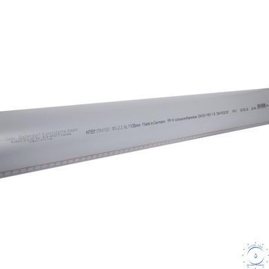 Труба канализационная Ostendorf-OSMA HT-System PLUS d90&times;1500&nbsp;мм SD00057572 фото