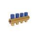 Коллектор&nbsp;Icma&nbsp;с&nbsp;регулировочными&nbsp;вентилями&nbsp;1" 4 выхода №1105 (Blue) SD00049607 фото 1