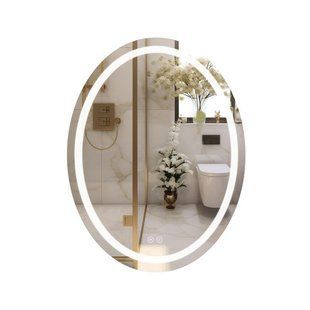 Зеркало Qtap Mideya (DC-F801) 600х800 с LED-подсветкой Touch, с антизапотеванием, диммером QT2078F801W SD00034655 фото