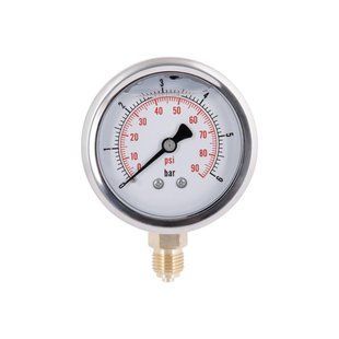 Манометр с глицерином Thermo Alliance Forte 6 бар, 1/4"Н, нижнее подключение TAF170G6B SD00053544 фото