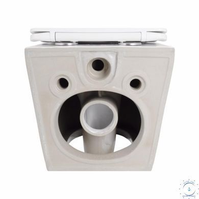 Унитаз подвесной Qtap Robin New безободковый с сиденьем Soft-close QT13332381АSW SD00050601 фото