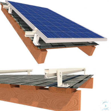 InstallKit IK-XL-B-10 Комплект кріплення 10 сонячних панелей до 1145мм бітумна черепиця via29988 фото