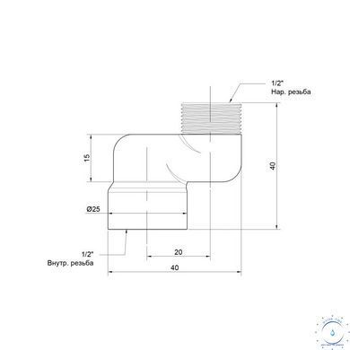 Эксцентрик радиаторный Icma 1/2"х2 см №720 SD00020747 фото