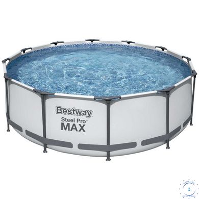 Каркасний басейн Bestway 56418 (366х100 см) з картриджним фільтром та драбиною ap4157 фото