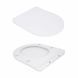 Унитаз подвесной Qtap Robin New безободковый с сиденьем Soft-close QT13332381АSW SD00050601 фото 8
