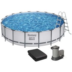 Каркасный бассейн Bestway 56462 (549х122) с картриджным фильтром, стремянкой и защитным тентом. ap4158 фото