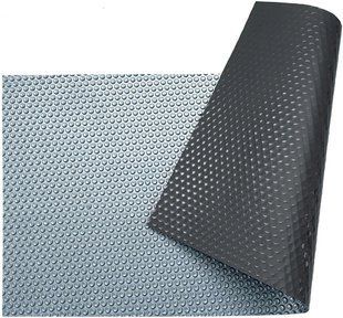 Солярное покрытие Aquajoy&nbsp;Platinum Bubbles Gray 500 мкм, ширина 6 м (30 пог. м), серебристый/серый 42282 фото