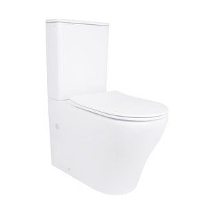 Унитаз напольный Qtap Virgo Ultra Quiet безободковый с сиденьем Soft-Close WHITE QT18226092AW SD00052581 фото