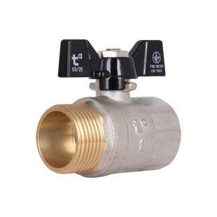 Кран шаровой Thermo Alliance Base 1" ВН для воды (бабочка) SD607W25 SD00002805 фото